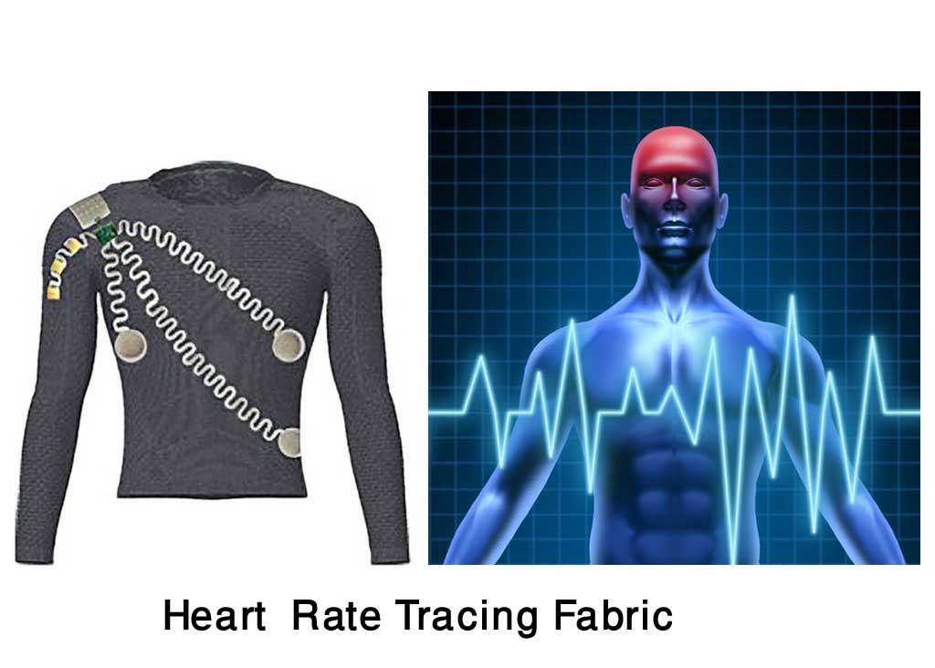 Heart Rate Tracing Fabric