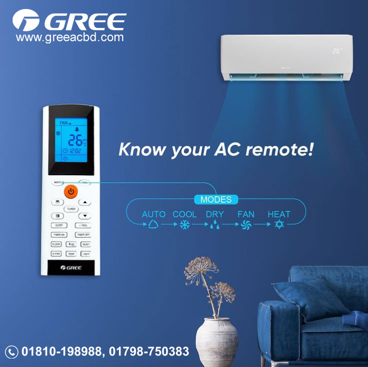 Gree-AC-Remote-price-in-Bangladesh Gree AC Remote price in Bangladesh