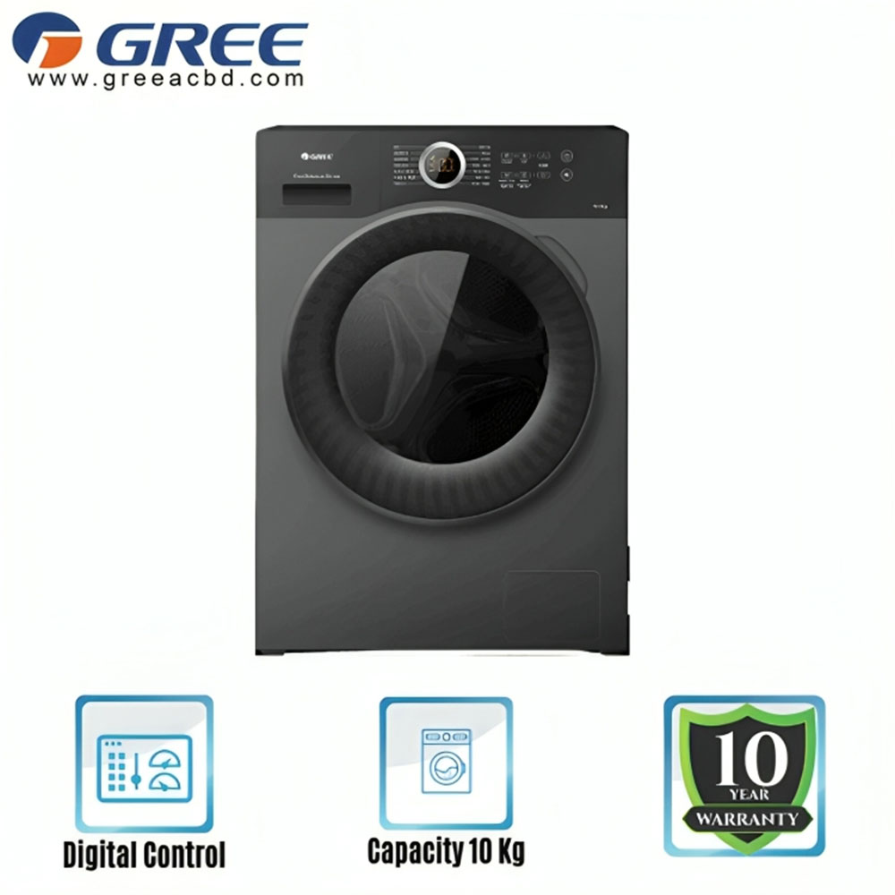 Front-loding GREE Washing Machine XWKQG 100-B1201Bf1 (10.0 KG) Front Loading